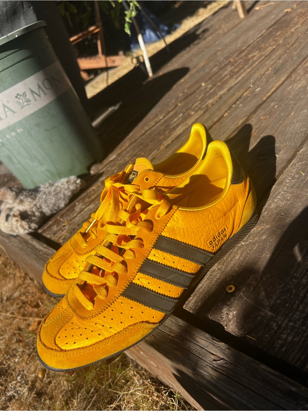 adidas Japan in black and yellow